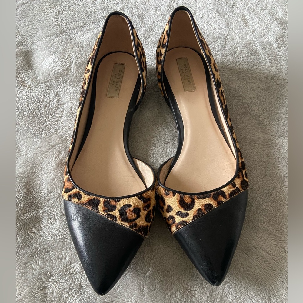 Cole Haan cheetah flats